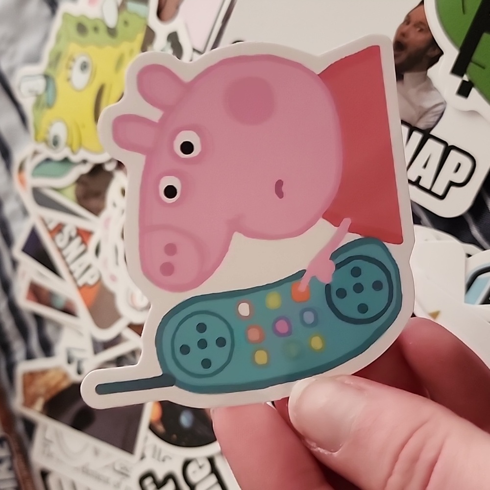 10/$10 Pepper Pig Vinyl Sticker